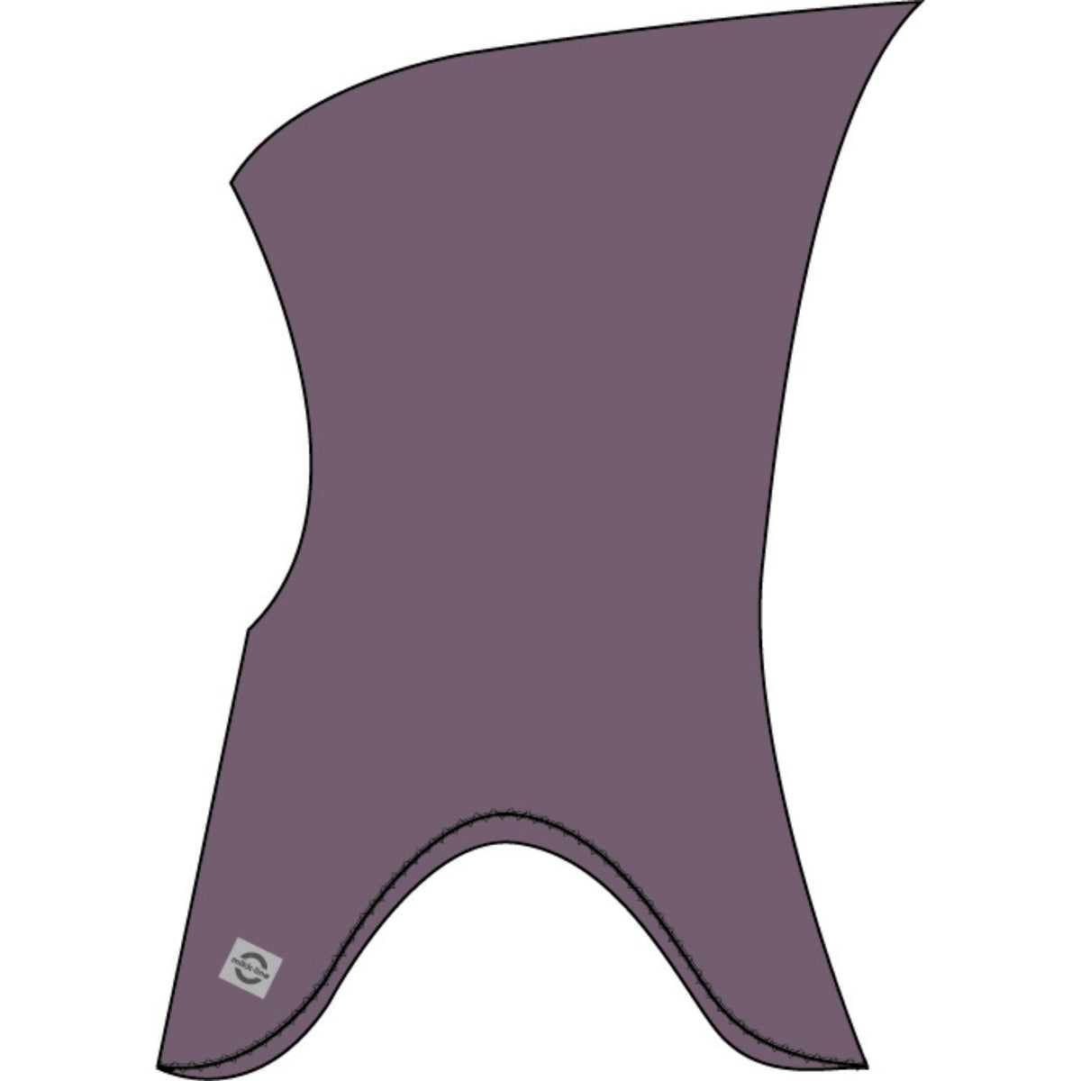 Mikk-Line Twilight Mauve Ull Fullface Tip - Solid M/ Vindstop