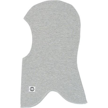 Mikk-Line Light Grey Melange Bomull Fullface - Dubbel