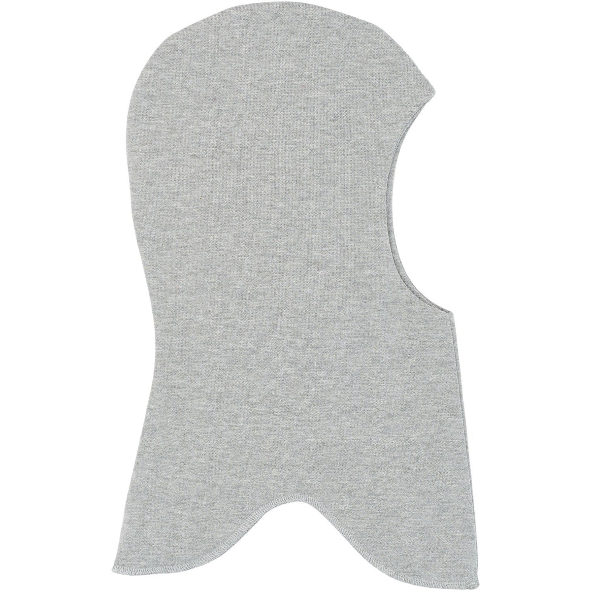 Mikk-Line Light Grey Melange Bomull Fullface - Dubbel