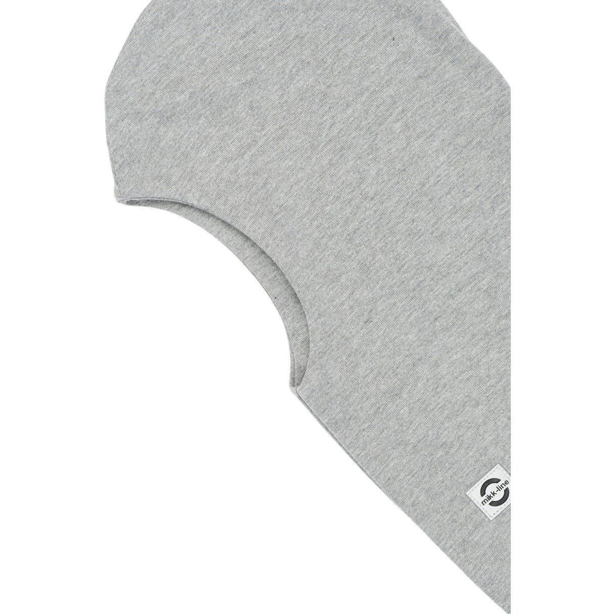 Mikk-Line Light Grey Melange Bomull Fullface - Dubbel