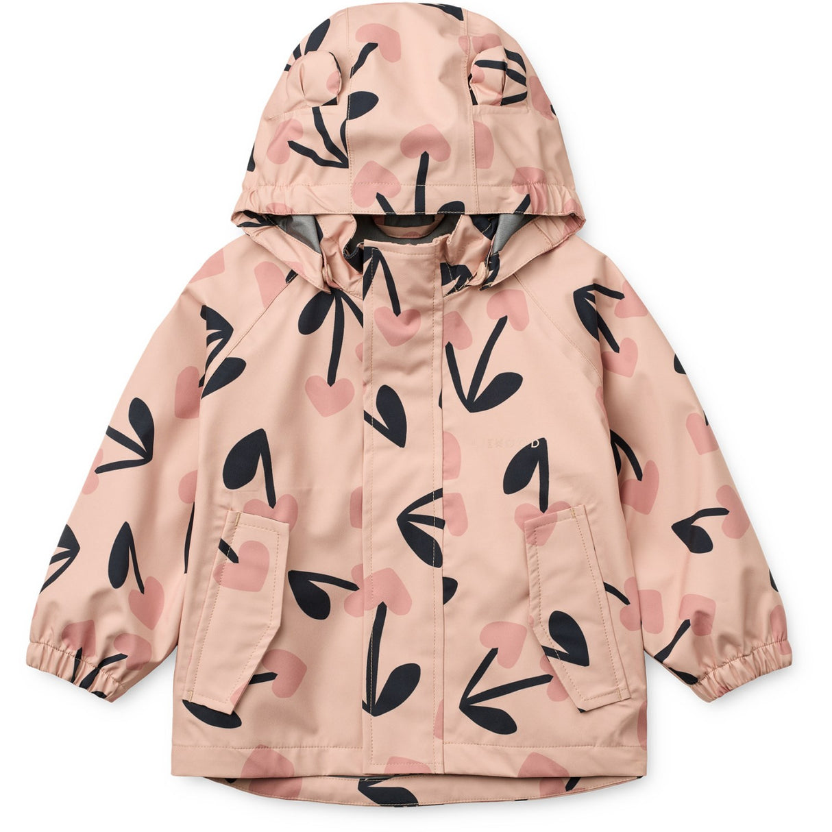 LIEWOOD Mega Cherry Heart/ Rosey Mix Manu Regnkläder Sett