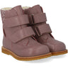 Angulus Faded Rose/Blossom Glitter Tex-Støvle Med Glitter Og Kardborreband