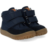 Angulus Navy/Tan/Blue Fog Börjar Tex-Støvle Med Kontraststikninger