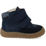 Angulus Navy/Tan/Blue Fog Börjar Tex-Støvle Med Kontraststikninger