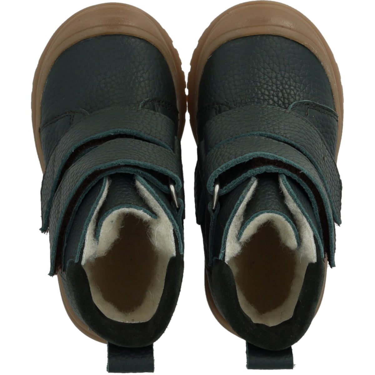 Angulus Deep Teal/Deep Teal Börjar Tex-Støvle Med Blødt Merino Uldfoer