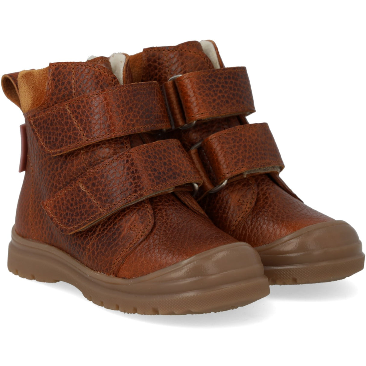 Angulus Cognac/Cognac Beginner TEX känga med mjukt merinoullfoder