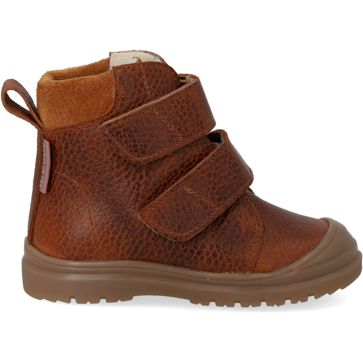 Angulus Cognac/Cognac Beginner TEX känga med mjukt merinoullfoder