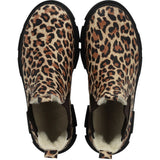 Angulus Beige Leo/Dark Brown Elastic Chunky Tex Chelsea Stövlar