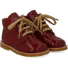 Angulus Cranberry Klassisk Snøresko Med Brogue Detaljer