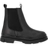 Angulus Black/Black Støvle Med Elastik Og Dragkedja
