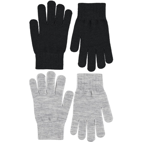 Molo Grey Melange Kiddy Ull Handskar