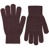 Molo Burgundy Kiddy Ull Handskar