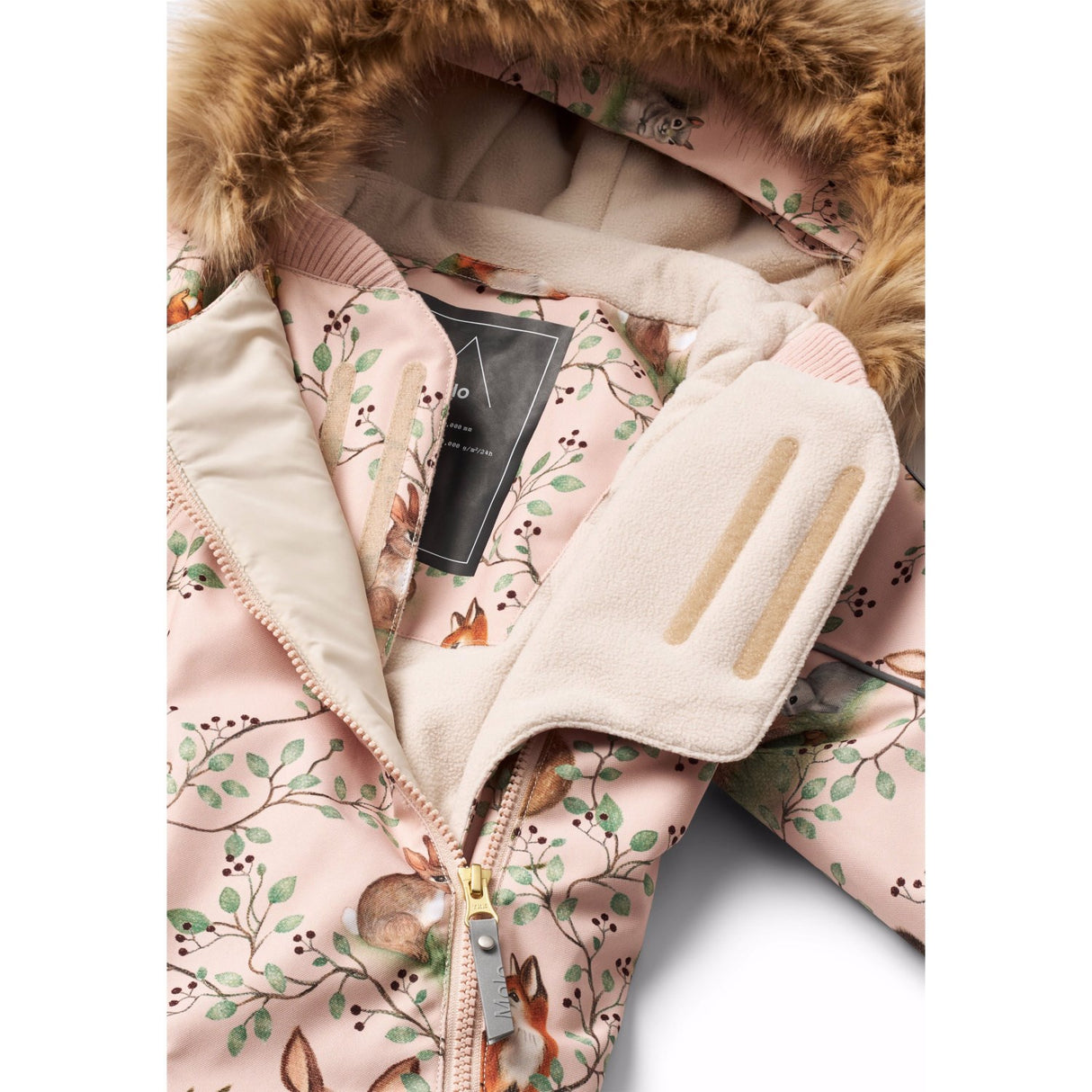 Molo Furry Friends Pyxis Päls Baby Flygdräkt