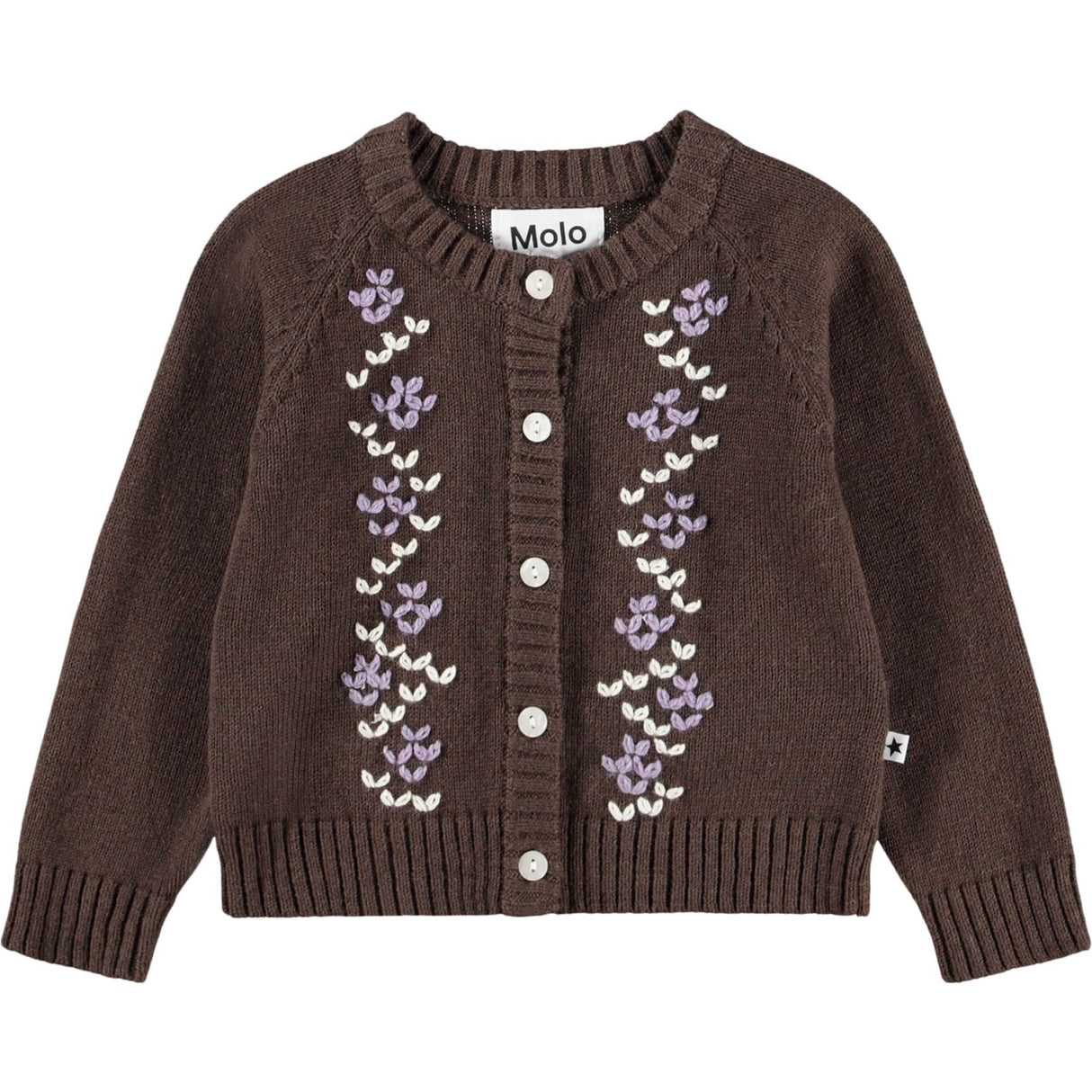 Molo Bark Brown Gillus Cardigan