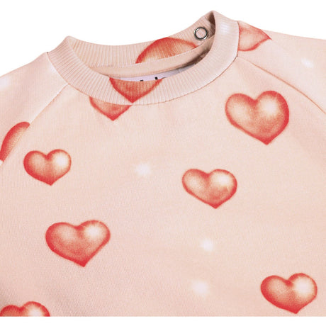 Molo Airbrush Hearts Disc Sweatshirt