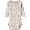 Lil'Atelier Turtledove Floral -Nbfgago Ls Slim Body Lil Noos