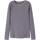 Name It Insignia Blue W. Burnished Lilac Nkfsuraja Xsl Ls Topp Noos