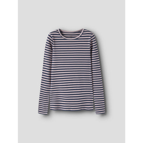 Name It Insignia Blue W. Burnished Lilac Nkfsuraja Xsl Ls Topp Noos