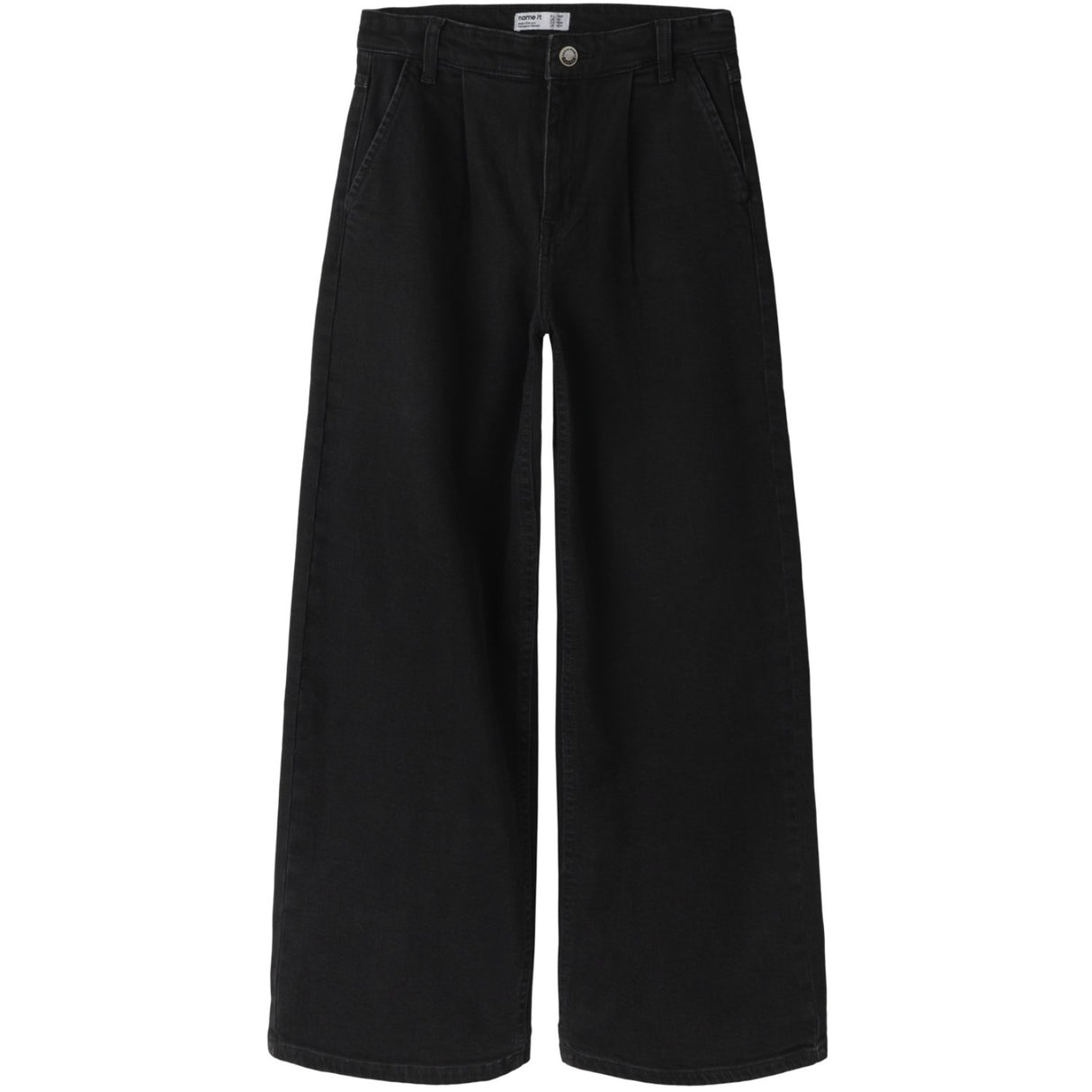 Name It Black Denim Nkfbella Wide Hw Pl Jeans 3020-Az L Noos
