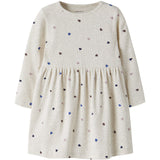 Name It Peyote Melange Hearts Nmfnutti Ls Klänning Noos