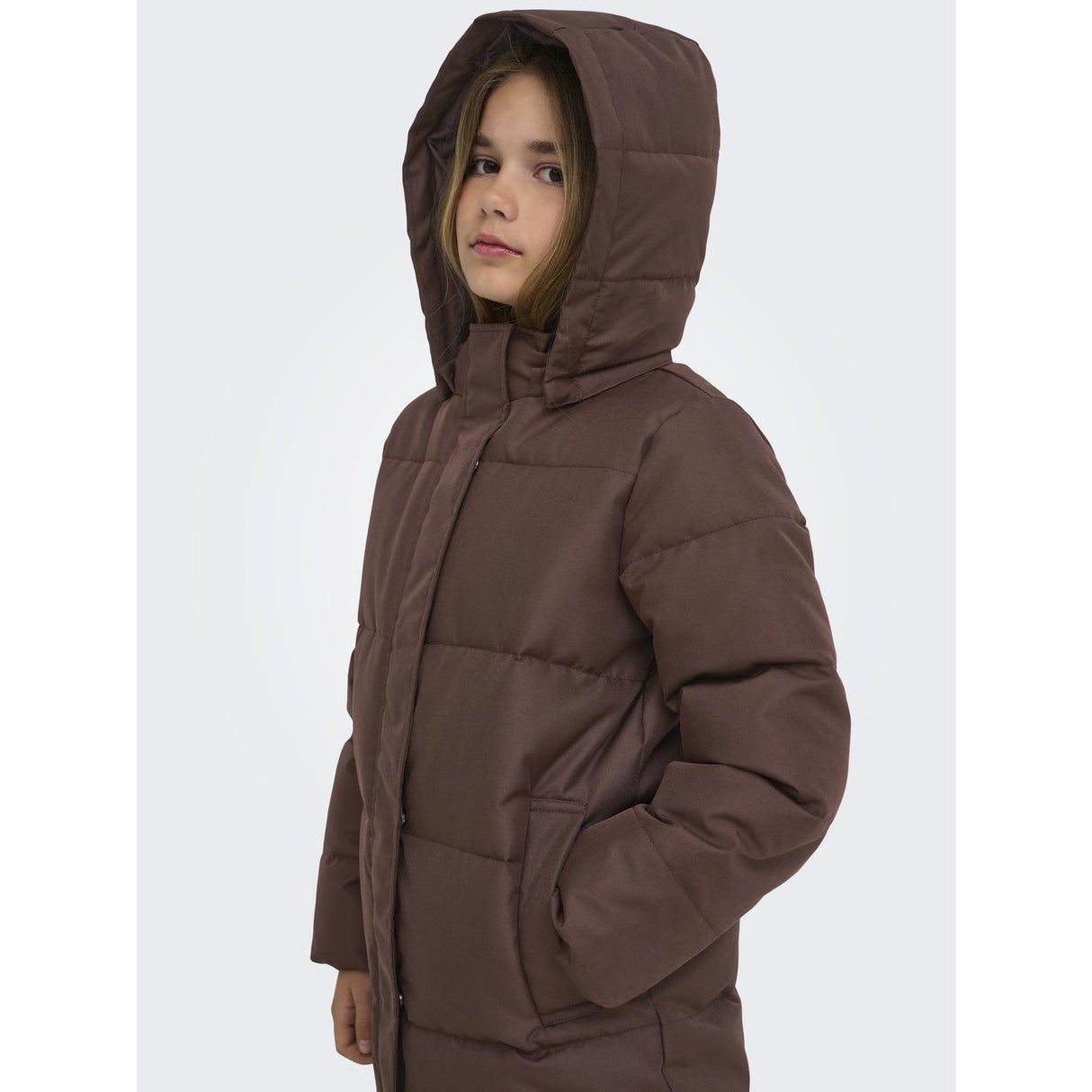 kids ONLY Chestnut Kogirene Life Puffer Täcka Otw Noos