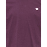kids ONLY Mauve Wine Heart Emb/Sea Pink Kogmaiken Life Cropheart Ss Topp Jrs Noos