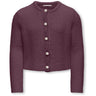 kids ONLY Mauve Wine Kogpiumo Petra Pearl O-Neck Bil Knt Noos