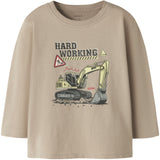 Name It Sesame Hard Working Nmmveldo Ls Nreg Topp