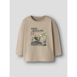 Name It Sesame Hard Working Nmmveldo Ls Nreg Topp