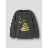 Name It Peat Working Nmmvion Ls Nreg Sweat Unb
