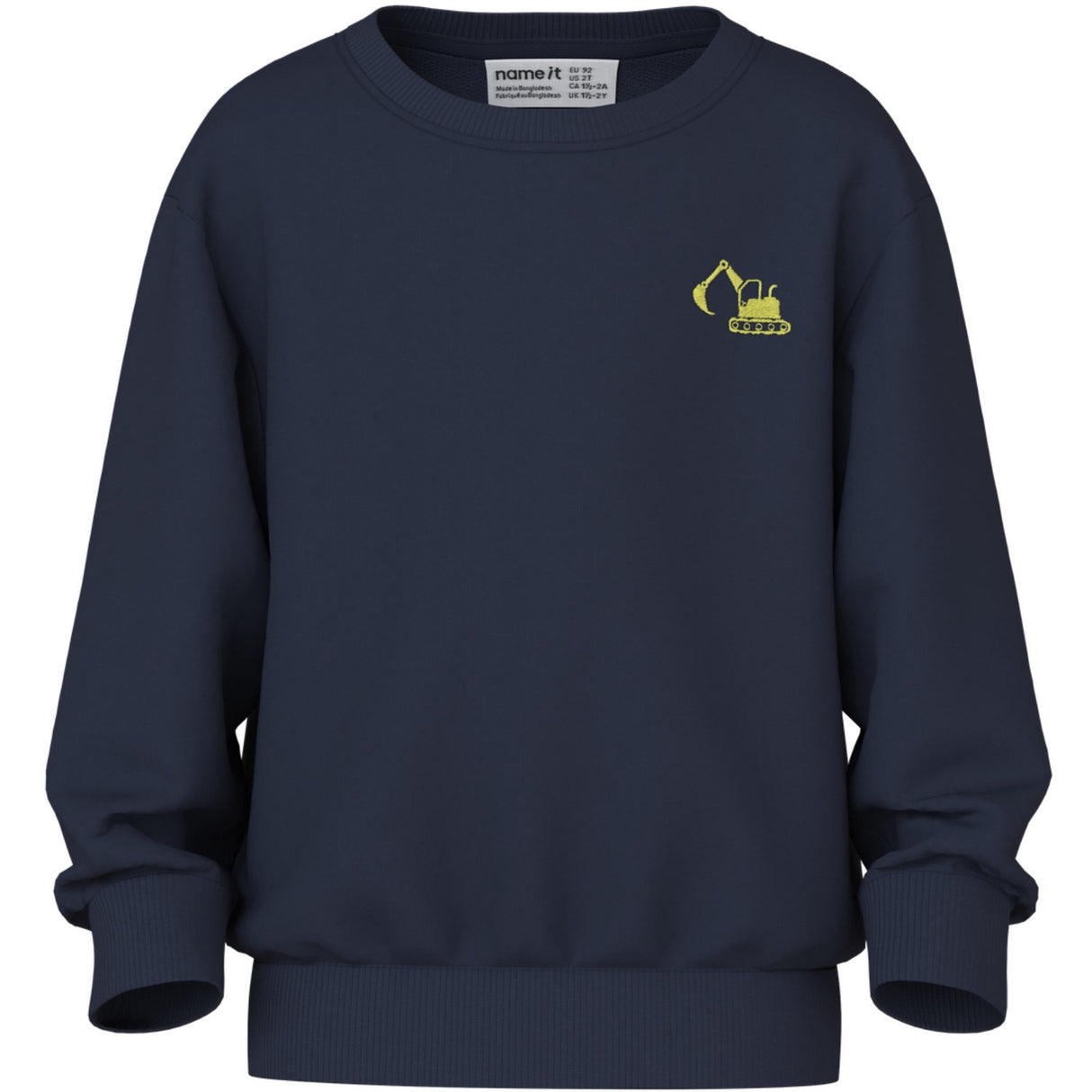 Name It Navy Blazer Excavator Nmmvallen Ls Nreg Sweat Unb