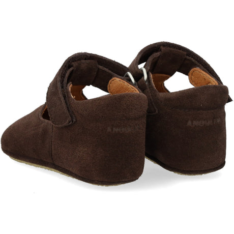 Angulus Dark Brown Prewalker Med Bamsebroderi