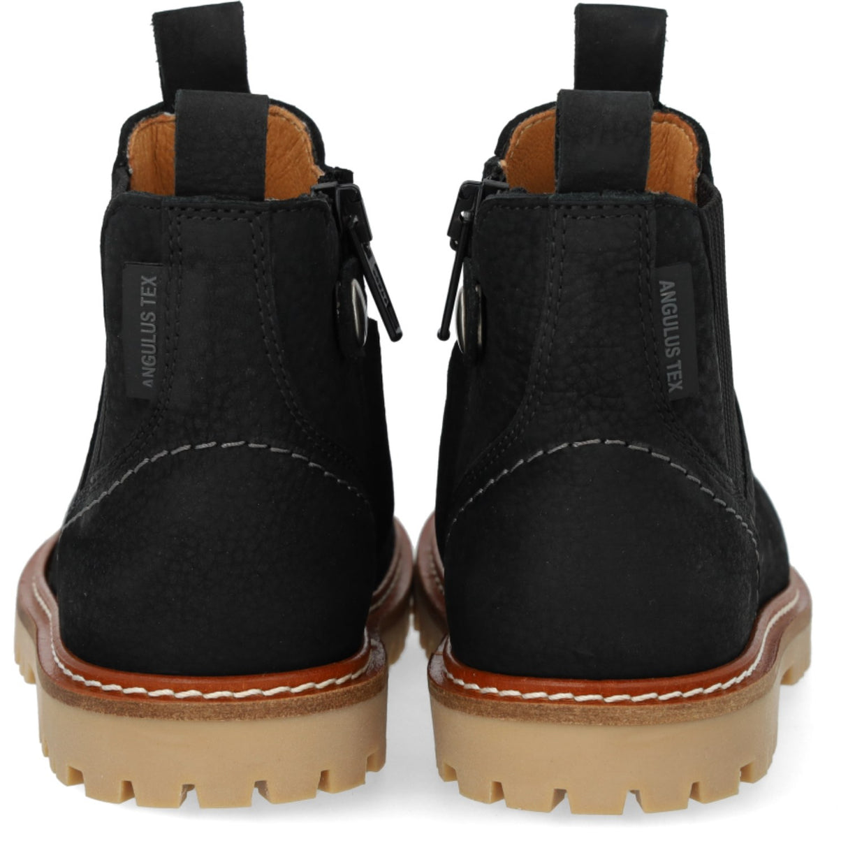 Angulus Black/Black Chunky Chelsea Stövlar