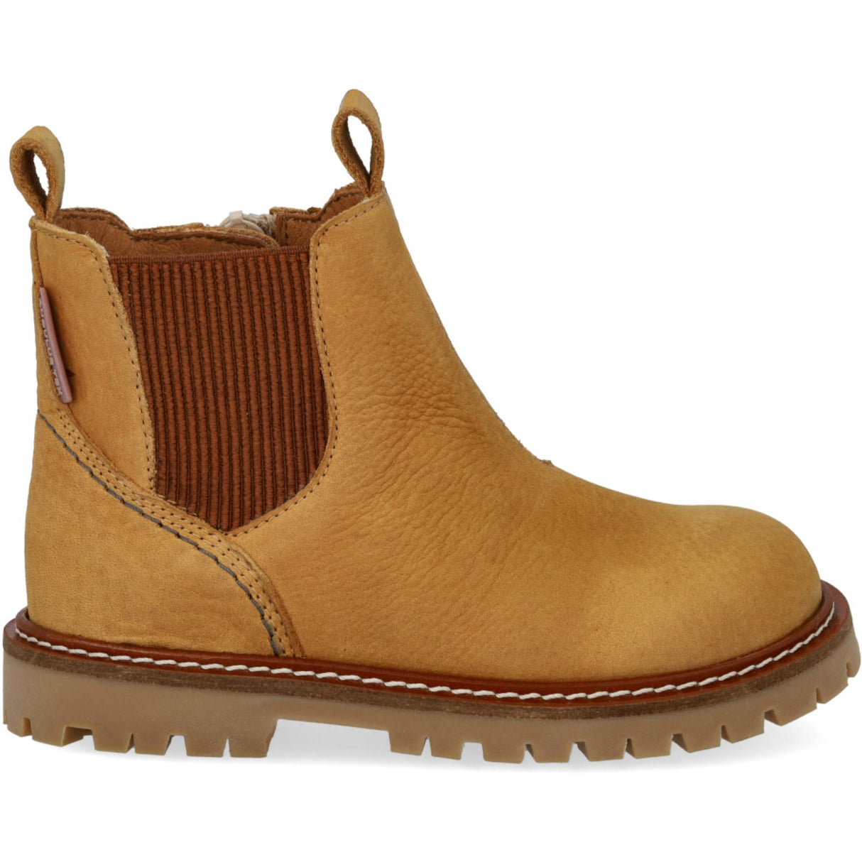 Angulus Ocher/Cognac Chunky Chelsea Stövlar