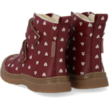 Angulus Berry Rose Hearts Tex Vinterstøvle Med Print
