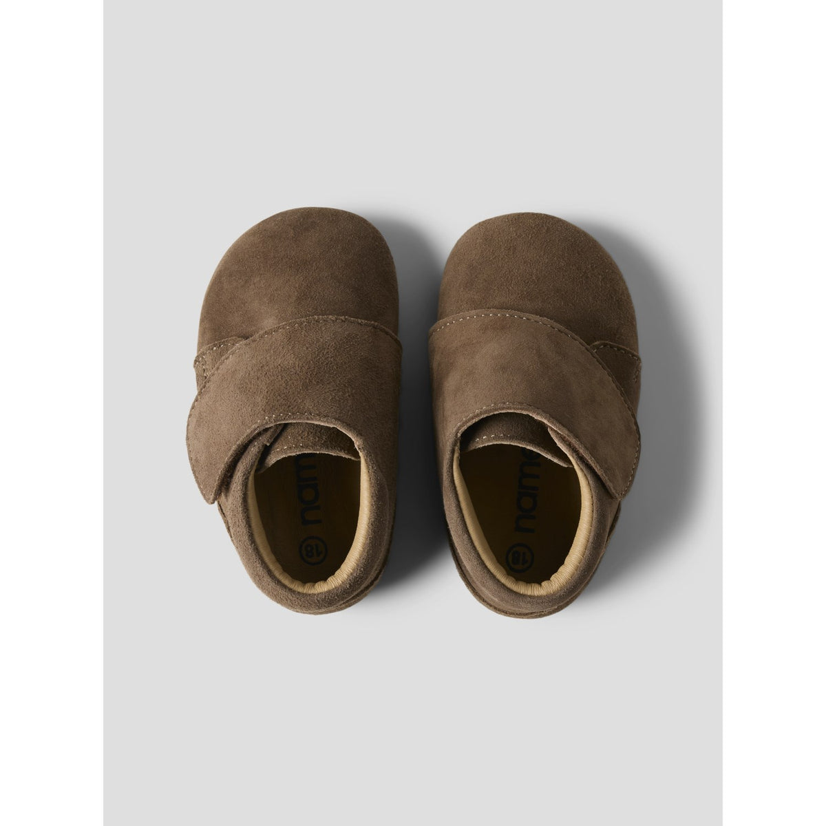 Name It Shaved Chocolate Nbnrene Baby Skor I Suede W/Velcro
