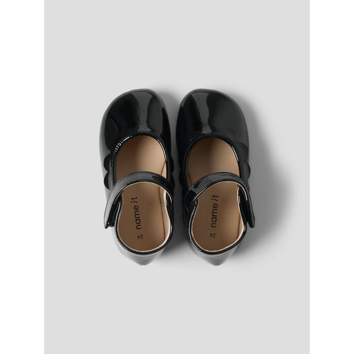 Name It Black Patent Nmfrachel Patent Ballerinaskor