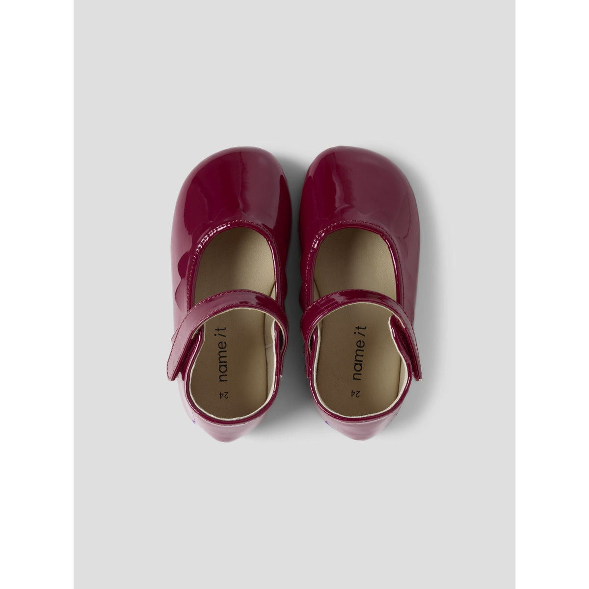 Name It Tango Red Patent Nmfrachel Patent Ballerinaskor