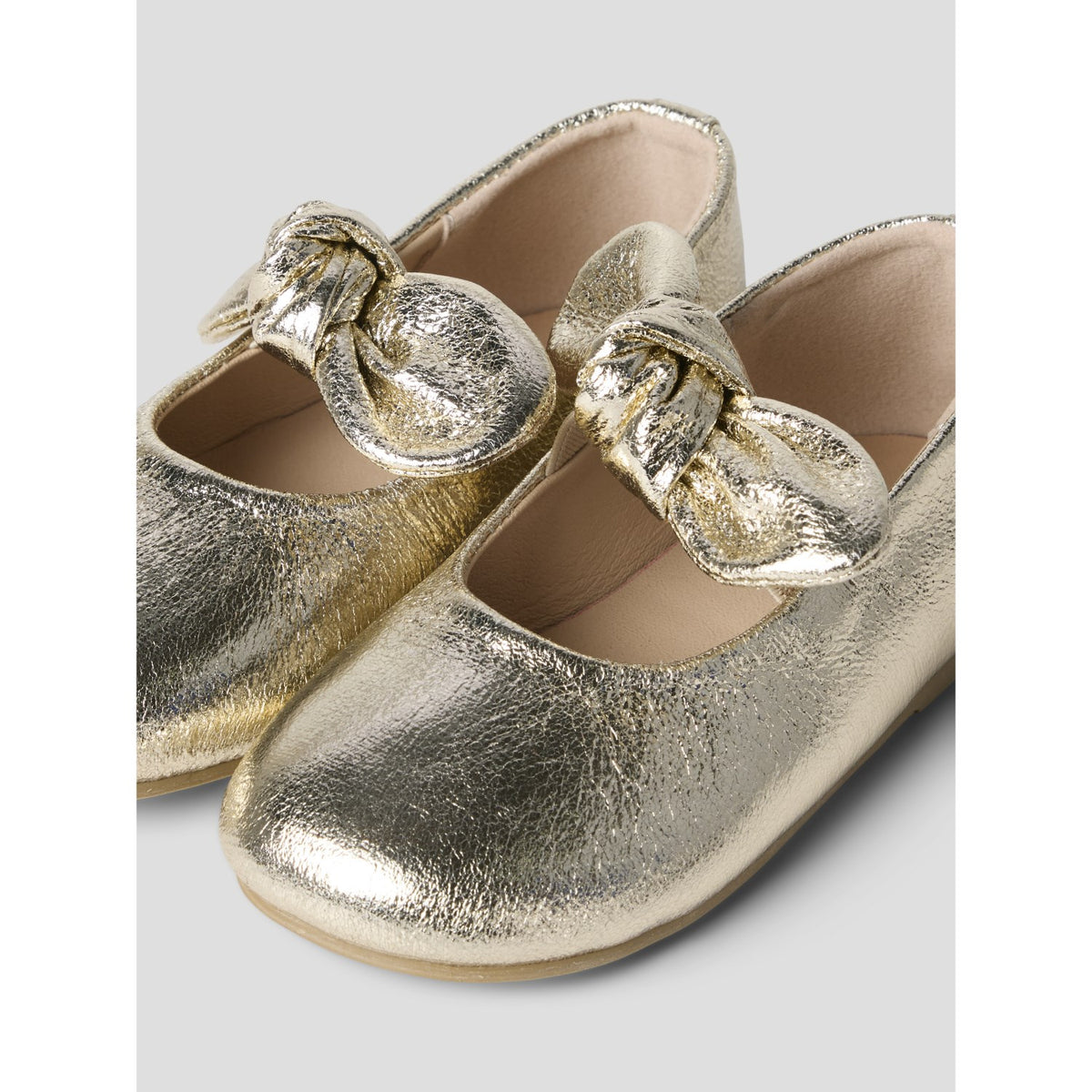 Name It Gold Colour Nmfronja Ballerinaskor