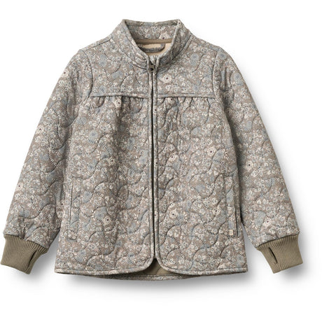 Wheat Grey Stone Flowers Thermo Jacka Thilde