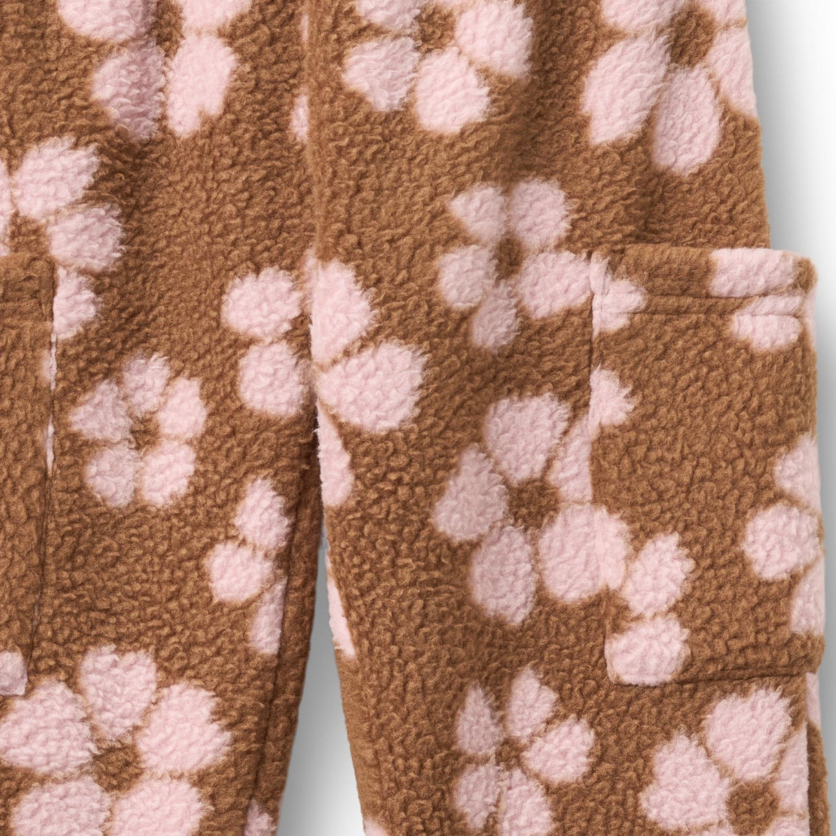 Wheat Warm Hazel Flowers Fleece Byxor Suun