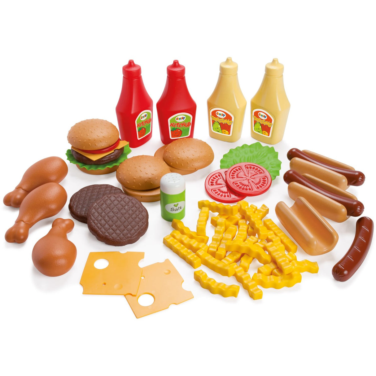 Dantoy Bbq Playfood-56 Pcs Ctn.