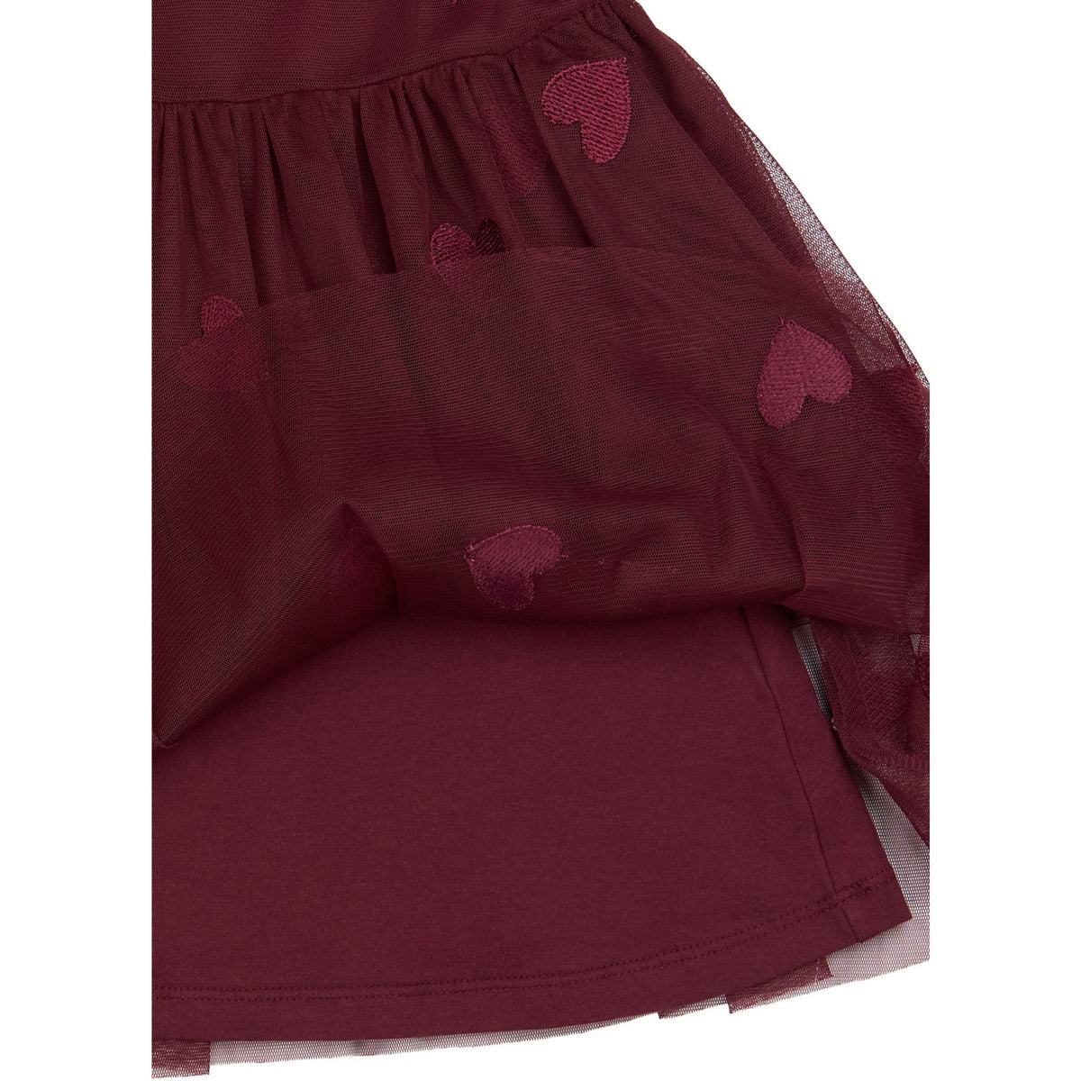THE NEW Siblings Burgundy Emb Tn Tnstvonda S_L Mesh Klänning