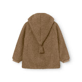 Mini A Ture Otter Brown Matliff Teddyfleece Jacket. Grs
