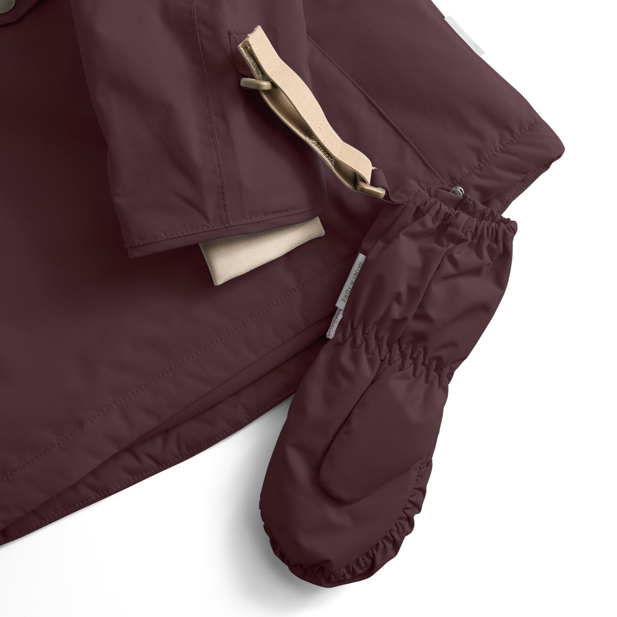 Mini A Ture Fudge Aubergine Matcesar Fleece Lined Vantar