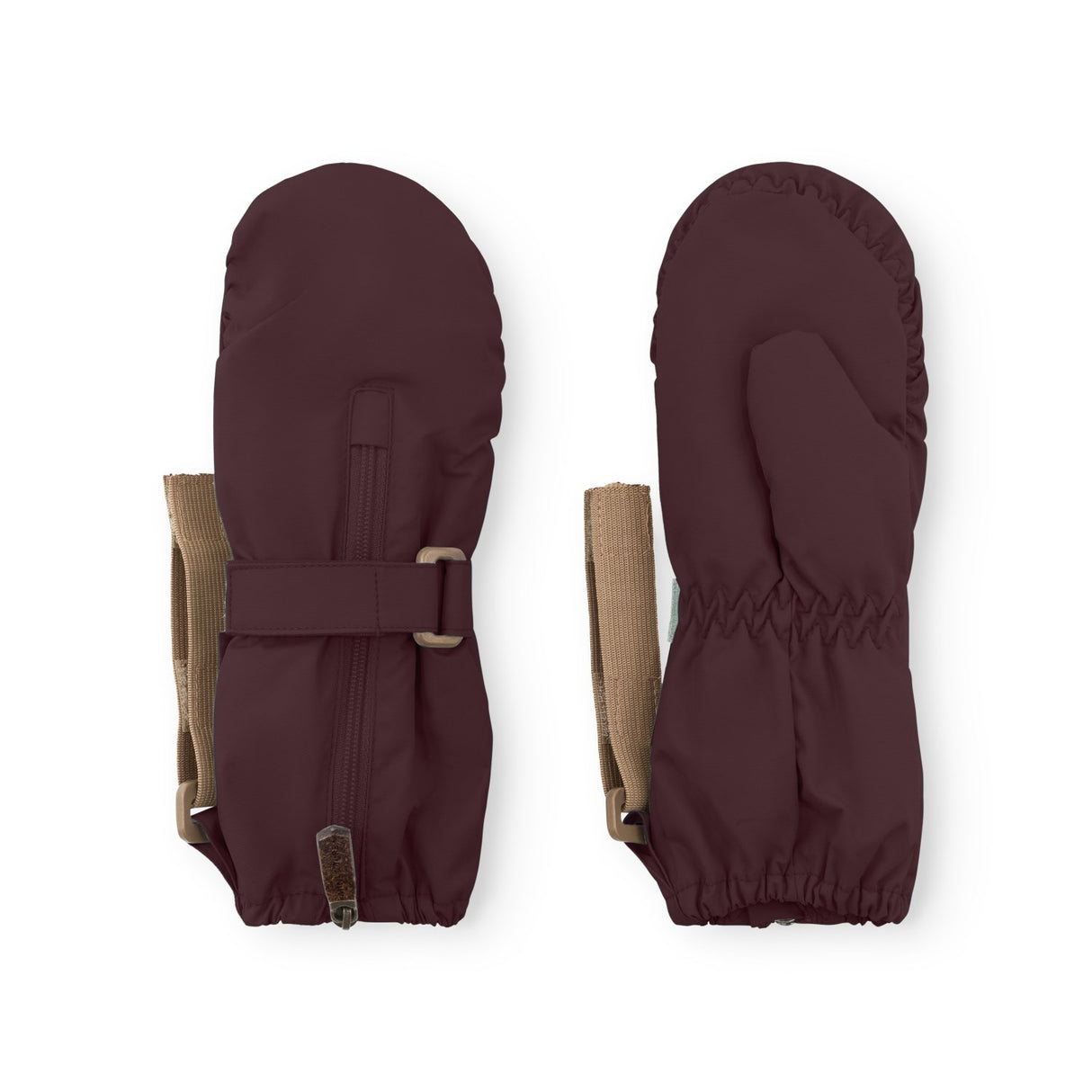 Mini A Ture Fudge Aubergine Matcesar Fleece Lined Vantar