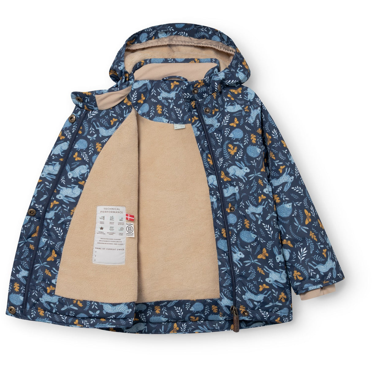 Mini A Ture Forest Hideaway Matwang Fleece Lined Winter Jacket. Grs