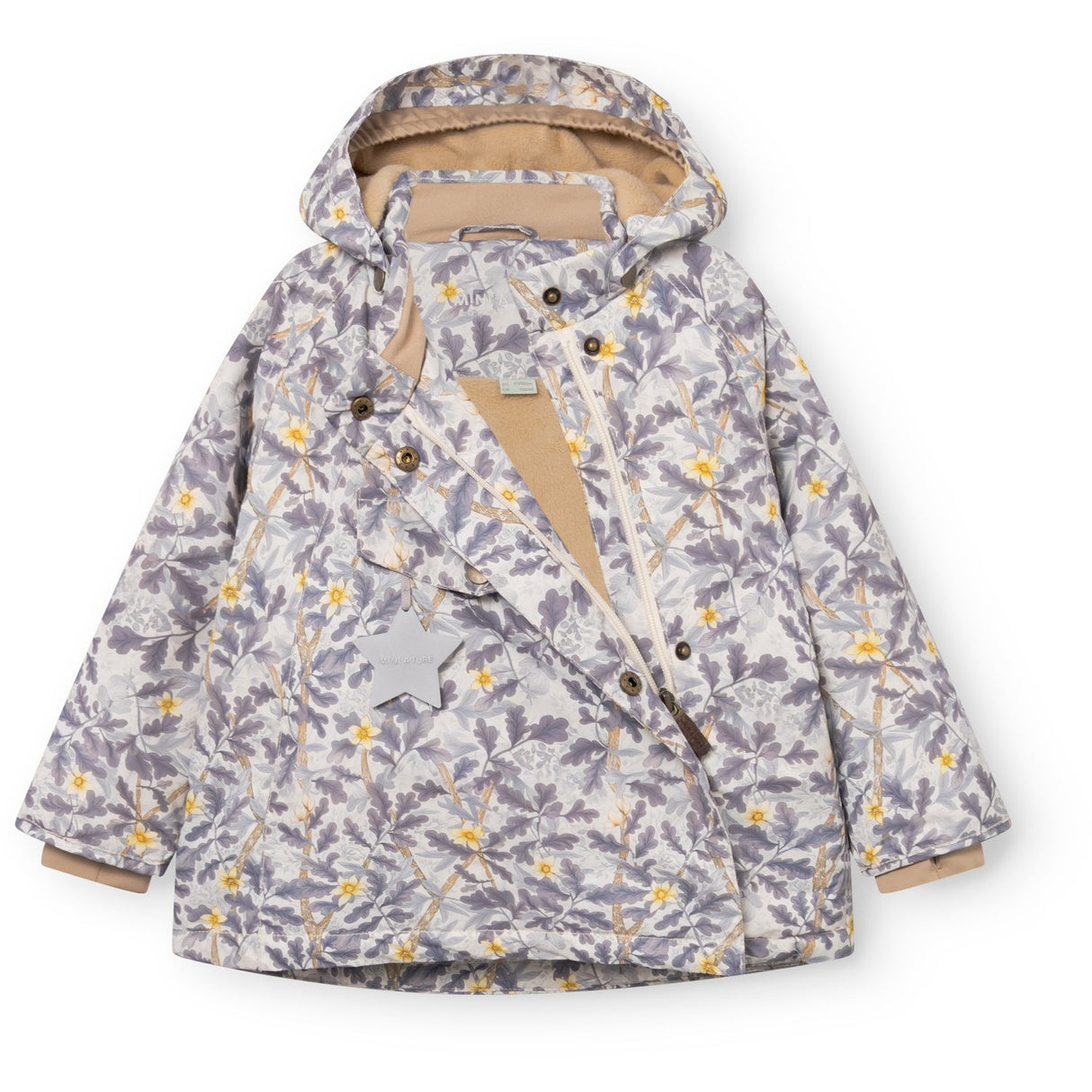 Mini A Ture Blooming Winter Wood Matwang Fleece Lined Winter Jacket. Grs