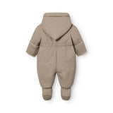 Mini A Ture Grey Brown Matfianna Fleece Lined Winter Pramsuit. Grs