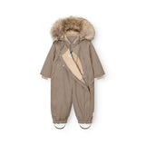 Mini A Ture Grey Brown Matwisti Fleece Lined Flygdräkt Fur. Grs